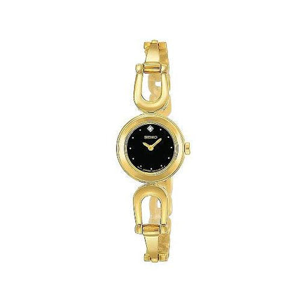 Seiko Women's Gold Quartz Watch SUJE70 ,