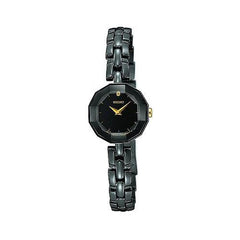 Seiko Women's Quartz Black Bracelet Watch SUJF15