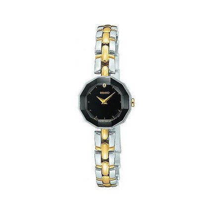 Seiko Women's Quartz Black Dial Bracelet Watch SUJF12 ,