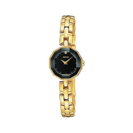 Seiko Women's Quartz Black Dial Bracelet Watch SUJF14 ,