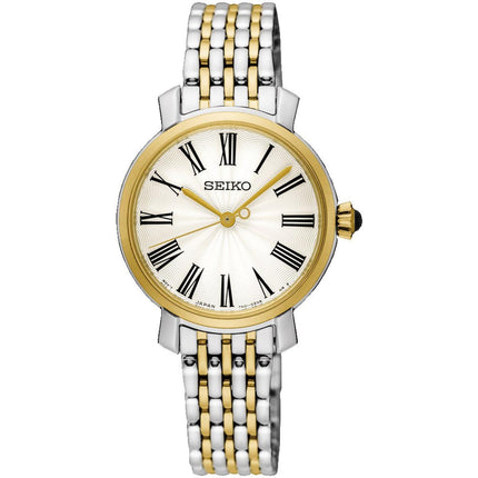Seiko Women's Quartz Watch - Classic Silver Dial Stainless Steel Bracelet | SRZ496P1 ,