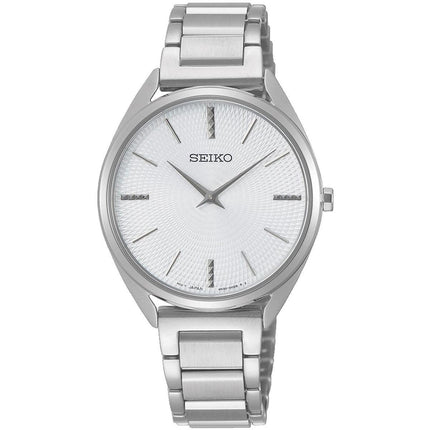 Seiko Women's Quartz Watch - Conceptual Silver Dial Stainless Steel Bracelet | SWR031P1 ,