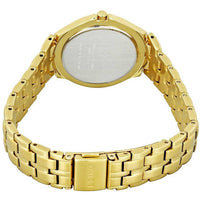 Seiko Women's Quartz Watch - Recraft Champagne Dial Yellow Gold Bracelet | SUP310 ,
