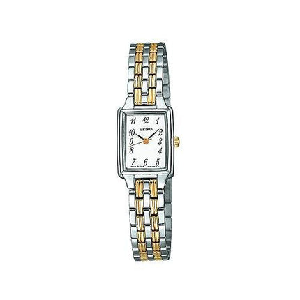 Seiko Women's Rectangular Face Bracelet Watch SXGL61 ,
