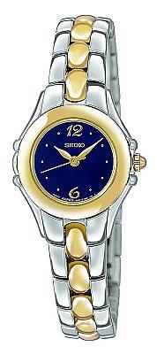 Seiko Women's Two Tone Black Dial Watch SXGN10 ,