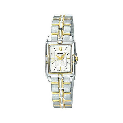 Seiko Women's Two Tone Quartz Bracelet Watch SXGN46 ,