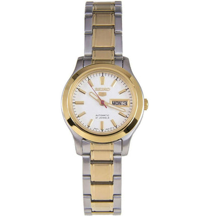 Seiko Women's Watch - Series 5 Automatic White Dial Two Tone SS Bracelet | SYMD90K1 ,