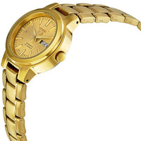 Seiko Women's Watch - Series 5 Gold Tone Dial Stainless Steel Bracelet | SYME46K1 ,