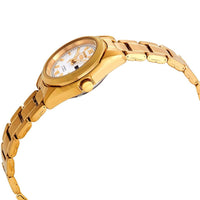 Seiko Women's Watch - Series 5 White Dial YG Stainless Steel Bracelet | SYMK30K1 ,
