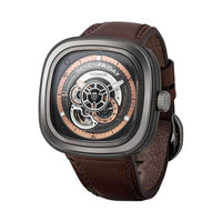 SevenFriday Men's Automatic Watch - P Series Power Reserve SS Case Strap | P2C-01 ,