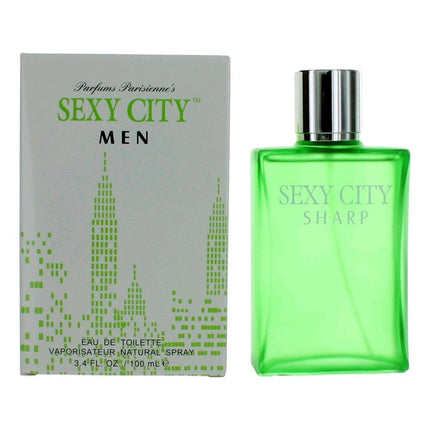 Sexy City Sharp by SexyCity, 3.4 oz Eau De Toilette Spray for Men ,