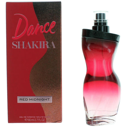Shakira Women's Eau De Toilette Spray - Dance Midnight Red, 2.7 oz ,