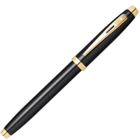 Sheaffer 100 Fountain Pen - Glossy Black Fine Nib | E09322 ,
