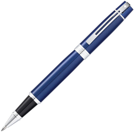 Sheaffer 300 Rollerball Pen - Glossy Blue Lacquer White Dot | E1934151 ,