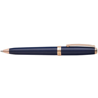 Sheaffer Ballpoint Pen - Prelude Cobalt Blue Lacquer and Rose Gold Trim | E2914351 ,
