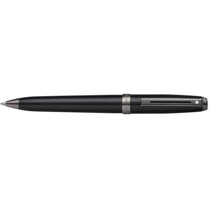 Sheaffer Ballpoint Pen - Prelude Gloss Black Lacquer and Gunmetal Trim | E2914451 ,