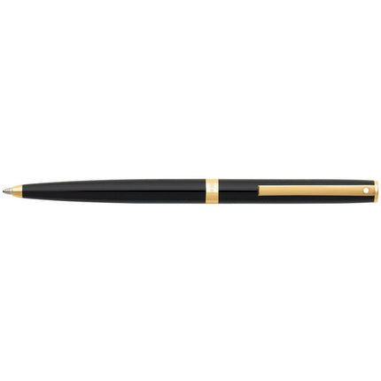Sheaffer Ballpoint Pen - Sagaris Gloss Black and Gold Trim Twist Action | E2947151 ,
