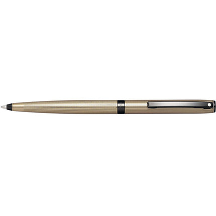Sheaffer Ballpoint Pen - Sagaris Titanium Grey Vertical Line Engravings | E2948251 ,