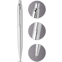 Sheaffer Ballpoint Pen - VFM Polished Chrome Finish with Cut-Out Clip | E2942151 ,