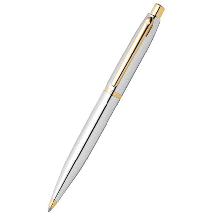 Sheaffer Ballpoint Pen - VFM Polished Chrome Finish with Gold Tone Trim | E2942251 ,