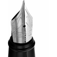 Sheaffer Fountain Pen - 100 Brushed Chrome Barrel Cut Out Clip ,