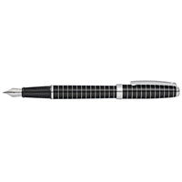 Sheaffer Fountain Pen - Prelude Cigar-Shaped Black Lacquer Finish, Fine Nib | E0916443 ,