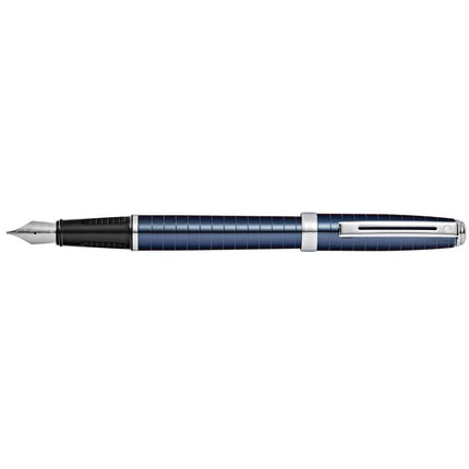 Sheaffer Fountain Pen - Prelude Cigar-Shaped Deep Blue Finish, Medium Nib | E0916353 ,