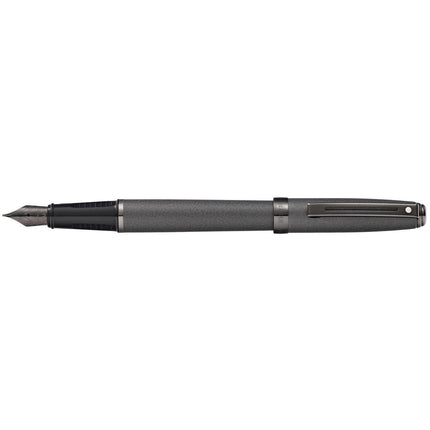 Sheaffer Fountain Pen - Prelude Cigar-Shaped Matte Gunmetal, Medium Nib | E0914653 ,