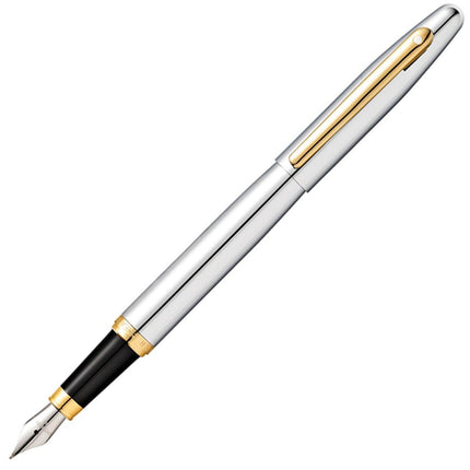 Sheaffer Fountain Pen - VFM Chrome and Gold Tone | E09422 ,