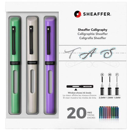 Sheaffer Maxi Kit - Calligraphy Fountain Pens with Nibs and Inks | 93404-1 ,