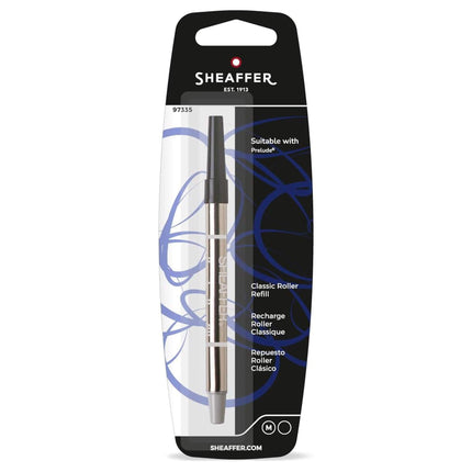 Sheaffer Refill - Long Lasting High Quality Black Ink Classic Rollerball Pen | 97335 ,