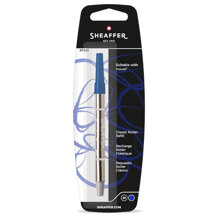 Sheaffer Refill - Long Lasting High Quality Blue Classic Medium Rollerball Pen | 97325 ,