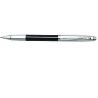Sheaffer Rollerball Pen - 100 Glossy Black Finish with Brushed Chrome | E1931351 ,