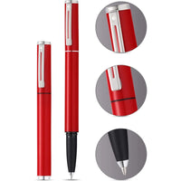 Sheaffer Rollerball Pen - Pop Red Light Plastic Barrel with Chrome Trim | E1920751 ,