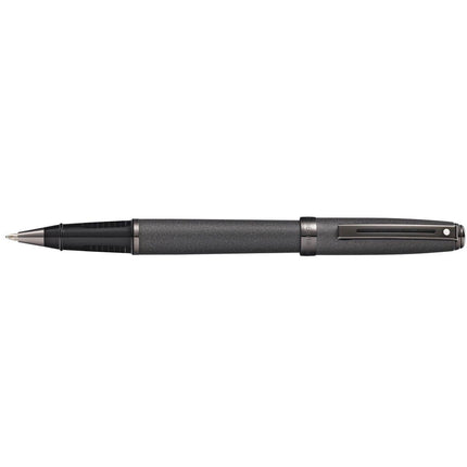 Sheaffer Rollerball Pen - Prelude Brushed Matte Gun Metal Click Off Cap | E1914651 ,