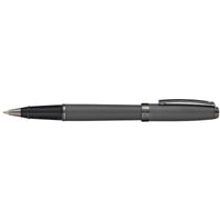 Sheaffer Rollerball Pen - Prelude Brushed Matte Gun Metal Click Off Cap | E1914651 ,