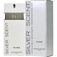 Silver Scent Pure by Jacques Bogart, 3.4 oz Eau De Toilette Spray for Men ,