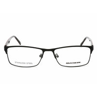 Skechers Men's Eyeglasses - Matte Black Metal Rectangular Full Rim Frame | SE3171 002 ,