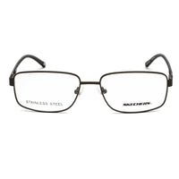 Skechers Men's Eyeglasses - Shiny Dark Green Full Rim Frame Clear Lens | SE3271 096 ,
