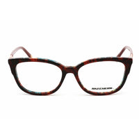 Skechers Women's Eyeglasses - Red/Other Cat-Eye Full-Rim Plastic Frame | SE2173 068 ,