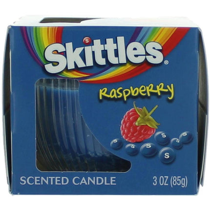 Skittles Candle Jar - Raspberry Scented Burns up to 25 hours, 3 oz ,