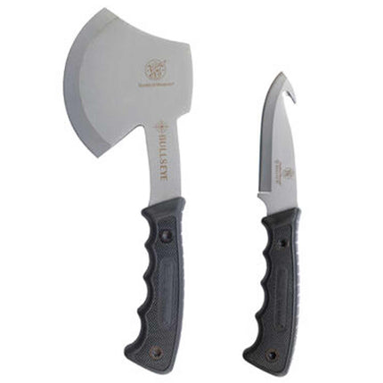 Smith and Wesson Combo Set - Bullseye Stainless Steel Hatchet and Knife | SWCH629 ,