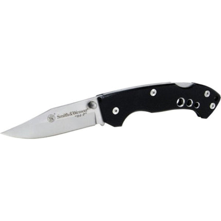 Smith & Wesson Folding Knife - 24-7 Drop Point Style Stainless Steel Blade | CK109 ,