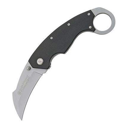 Smith and Wesson Folding Knife - Extreme Ops Plain Edge Blade Liner Lock | SWCK33 ,