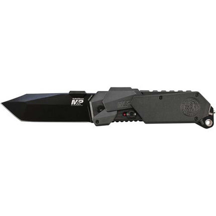 Smith and Wesson Folding Knife - M&P M.A.G.I.C. Black Plain Tanto Blade | SWMP9BT ,