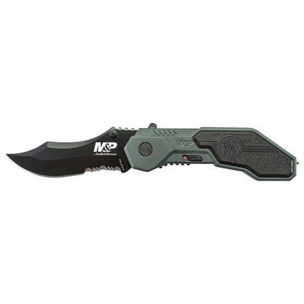Smith and Wesson Folding Knife - M&P M.A.G.I.C. Partially Serrated Blade | SWMP1BS ,