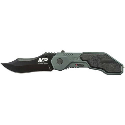 Smith and Wesson Folding Knife - Military and Police Black Plain Blade | SWMP1B ,