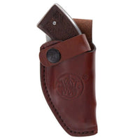 Smith and Wesson Revolver Knife - M325 Brown Wooden Grip Frame Lock | SW1168583 ,
