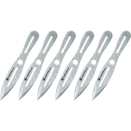 Smith & Wesson Throwing Knife - Spear Point Steel Blade Handle, Set of 6 | TK8CP ,