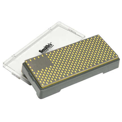 Smith's Diamond Bench Stone - Coarse 325 Grit with Lid, 6 inch x 2.5 inch | DBSC ,